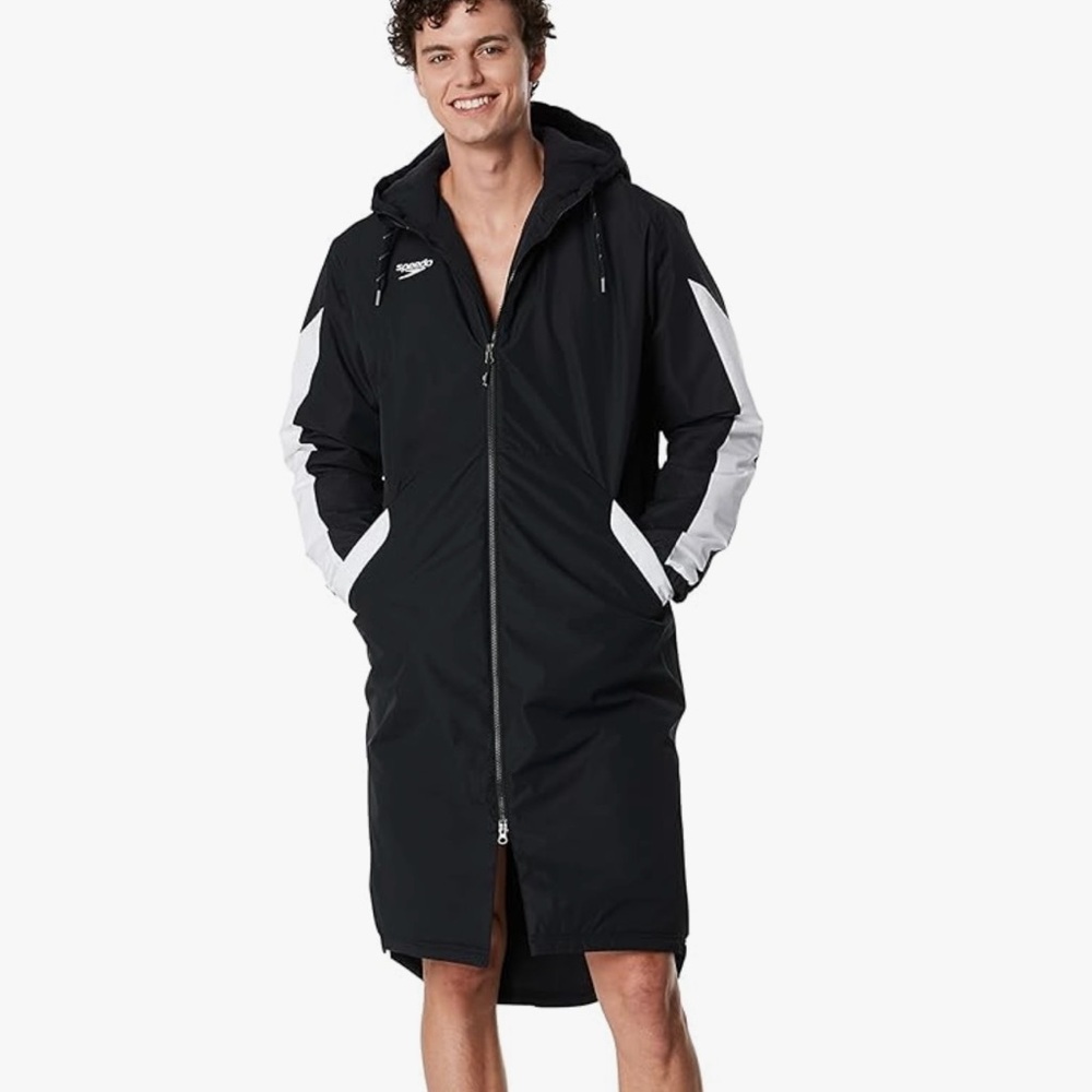 Speedo Unisex-Adult Parka Jacket Fleece Lined - Size Small